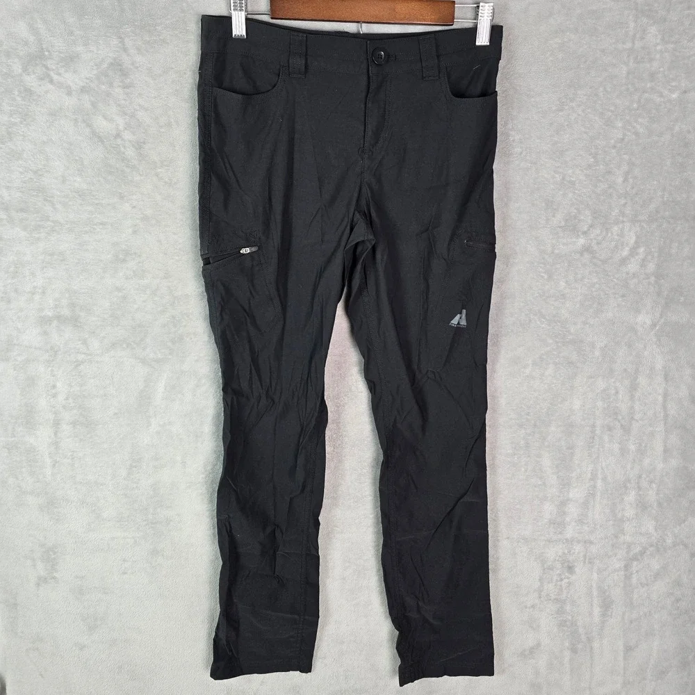 Eddie Bauer First Ascent Black Hiking Pants Womens 2 Technical Stretch Outdoor